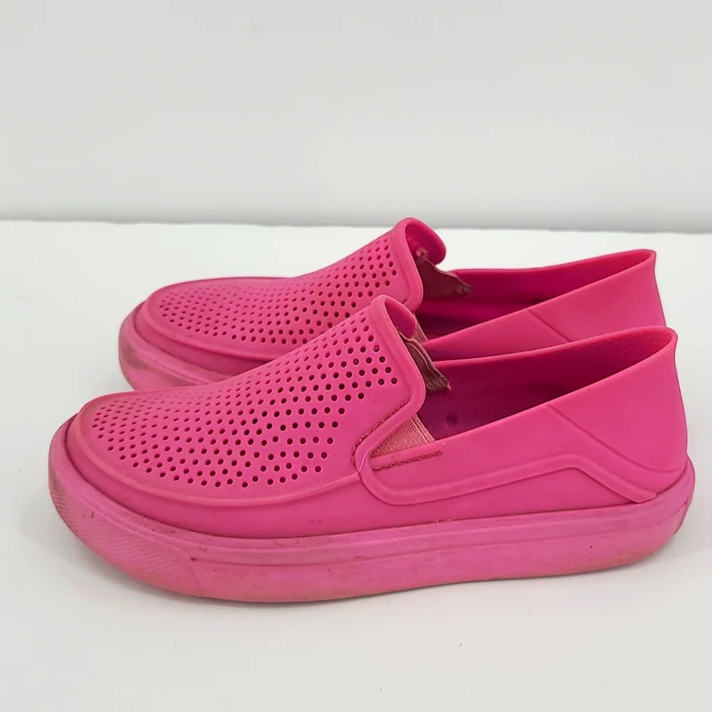 Kids Pink Slip-On Shoes